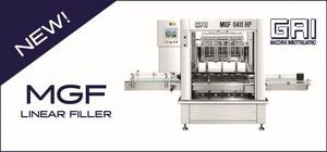 The new filling machine GAI - model MGF