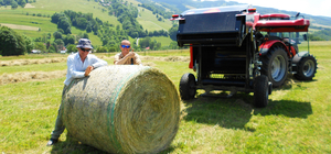 Baler Corsa at the familly farm Blaho