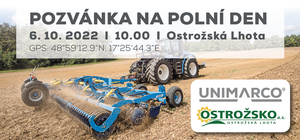 Pozvánka na Polní den UNIMARCO