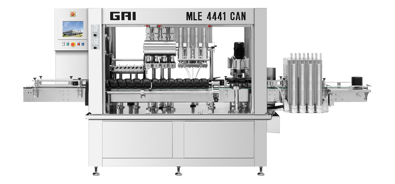 Plnící linka na plechovky GAI MLE CAN