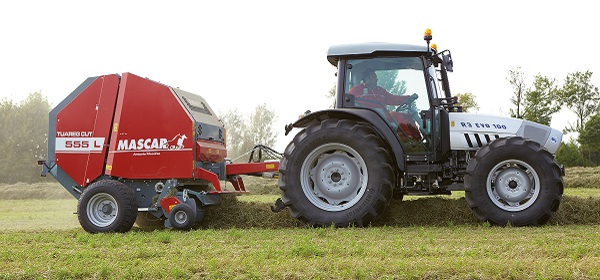 Fixed chamber round baler Tuareg with rollers and bars