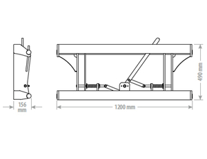 TĚŽKÝ EURO ADAPTÉR RA18A FK Machinery