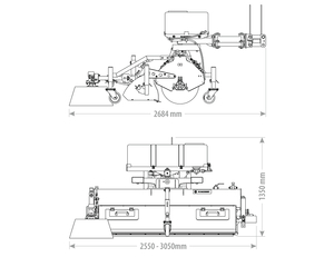 Komunální zametač CY FK Machinery