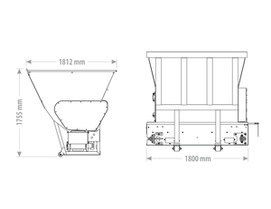 Zastýlací a krmná lžíce Maxi Power BBHV3S FK Machinery