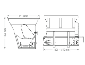 Zastýlací a krmná lžíce Mini BBMI FK Machinery