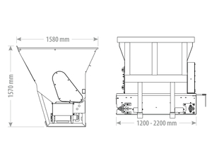 Zastýlací a krmná lžíce universal BBUN FK Machinery