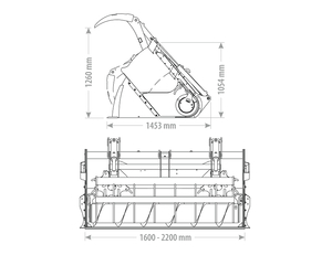 Lopata s drtičem a drapákem FBWGS FK Machinery