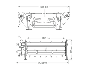 Rozvíječ balíků BPBU FK Machinery