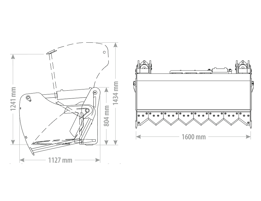 Vykusovač siláže MSSCM MULTI 3v1 FK Machinery