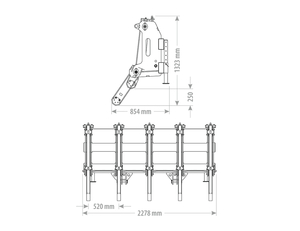 Shrnovač klestu URFB FK Machinery