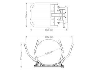 Hydraulické kleště na balíky UBG FK Machinery