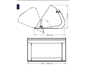 LOPATA SE ZVÝŠENÝM VÝSYPEM MHTBM FK Machinery