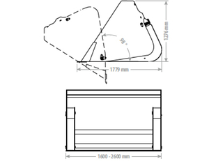 LOPATA MAXI SE ZVÝŠENÝM VÝSYPEM XLHTB FK Machinery