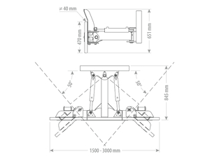 Hydraulická stěrka na hnůj MRSH FK Machinery