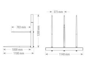 Vidle na balíky UBF4T FK Machinery