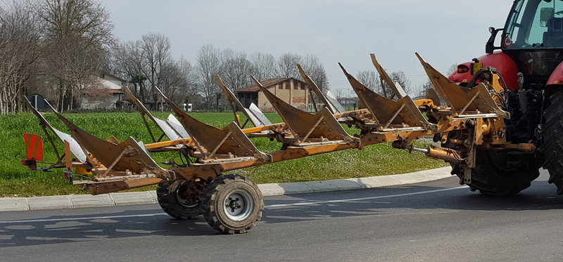 Mounted plough Moro Aratri Warrior