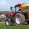 Liftmounted spreader Bredal F4 with a hopper in a stainless steel